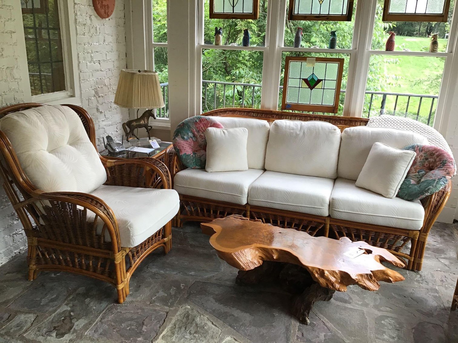 Image for Alderfer Online - Doylestown, PA: 8-6-19 | Featuring Bailey Banks & Biddle Tall Case Clock, Chippendale Style Dining Chairs, Signed Sculptures, Decorative Accessories, Artwork, Outdoor Furniture, Weber Grill & More