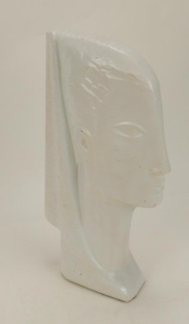 Image for Glazed Pottery Bust of a Woman