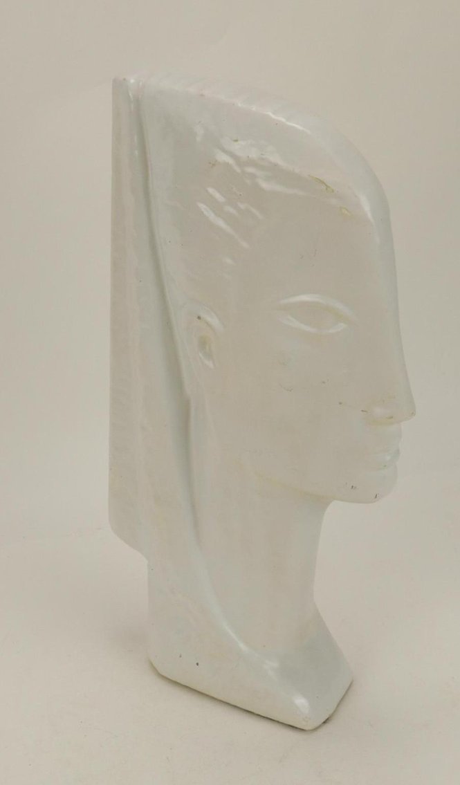 Image for Glazed Pottery Bust of a Woman