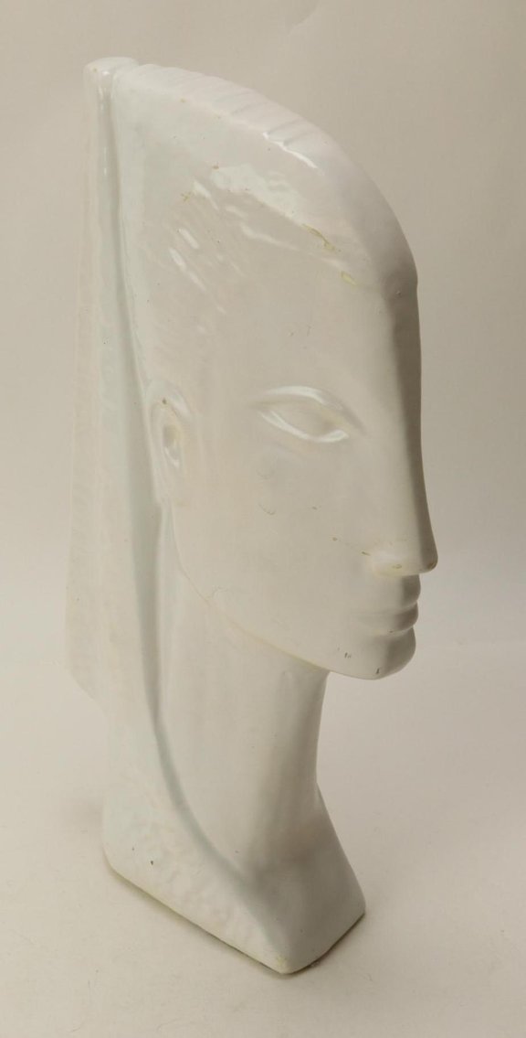 Image for Glazed Pottery Bust of a Woman