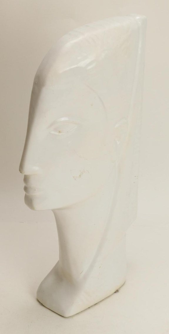 Image for Glazed Pottery Bust of a Woman