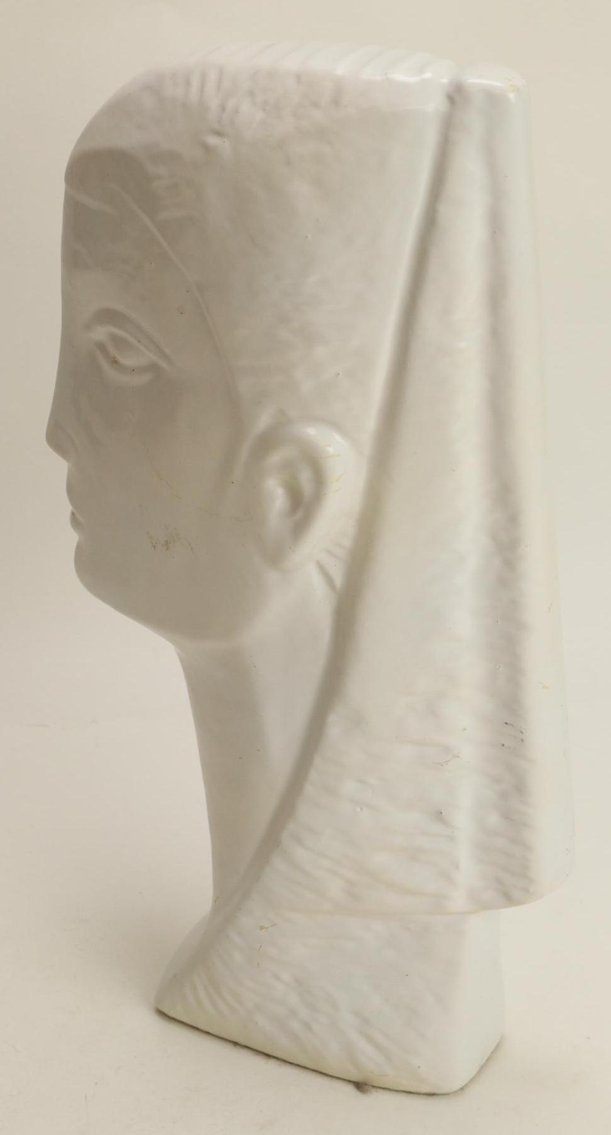 Image for Glazed Pottery Bust of a Woman