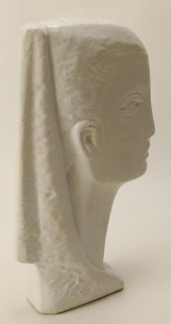 Image for Glazed Pottery Bust of a Woman