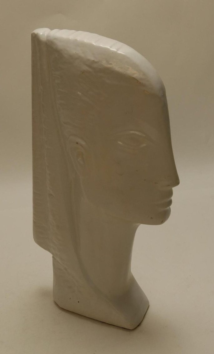 Image for Glazed Pottery Bust of a Woman