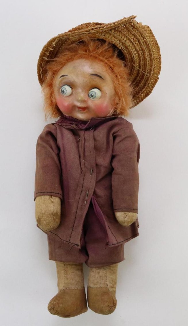 Image for ANTIQUE GOOGLY EYE DOLL.
