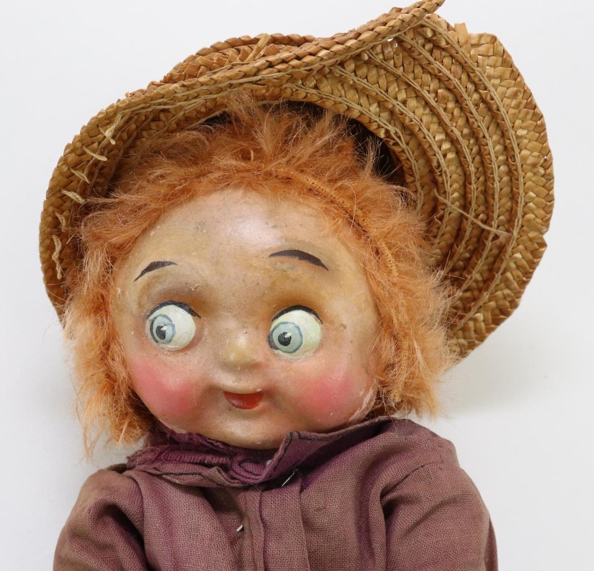 Image for ANTIQUE GOOGLY EYE DOLL.