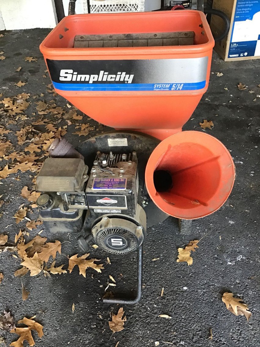 Image for Simplicity Chipper/Shredder 5/14
