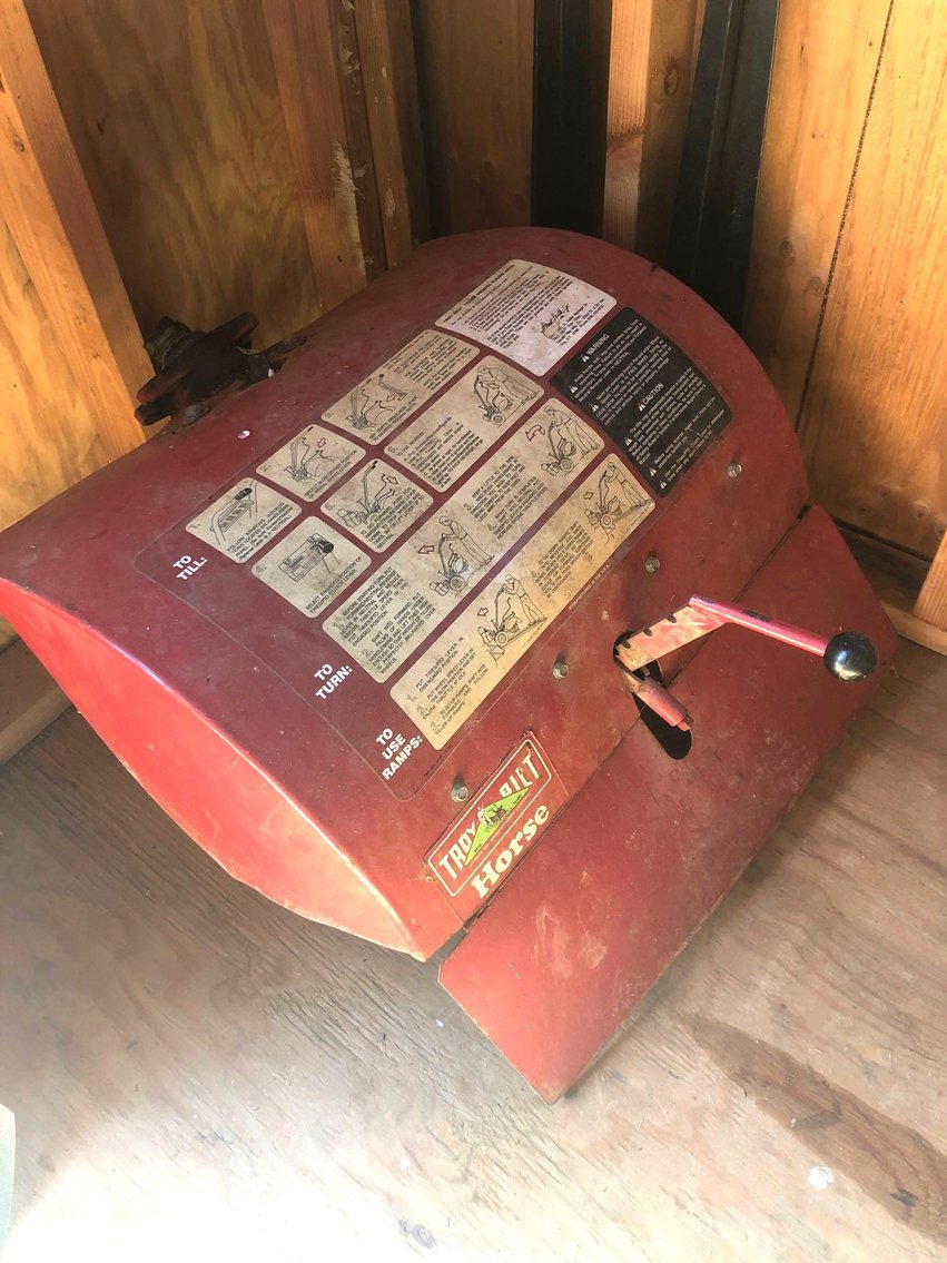 Image for Troy Bilt Horse Rototiller with Log Splitting Attachment