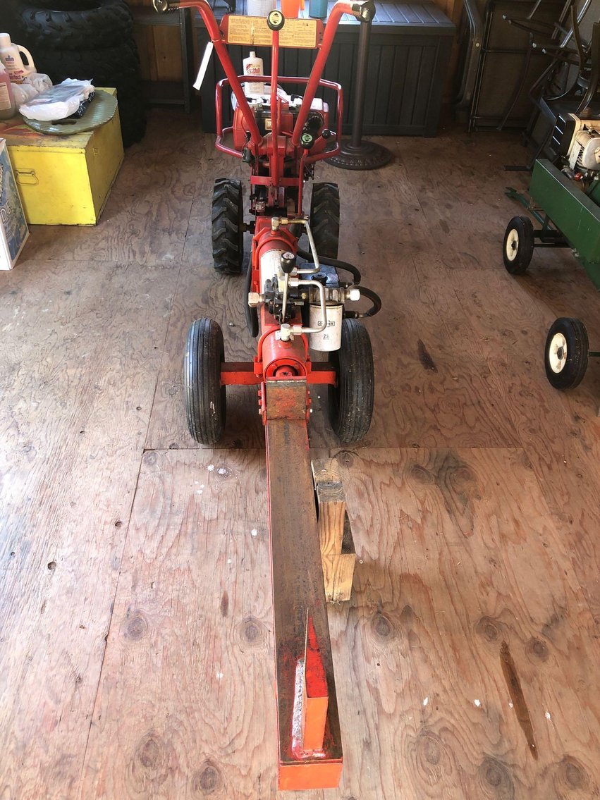 Image for Troy Bilt Horse Rototiller with Log Splitting Attachment