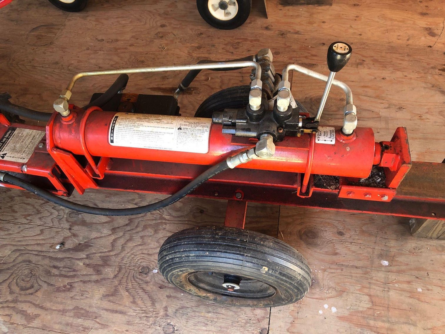Image for Troy Bilt Horse Rototiller with Log Splitting Attachment