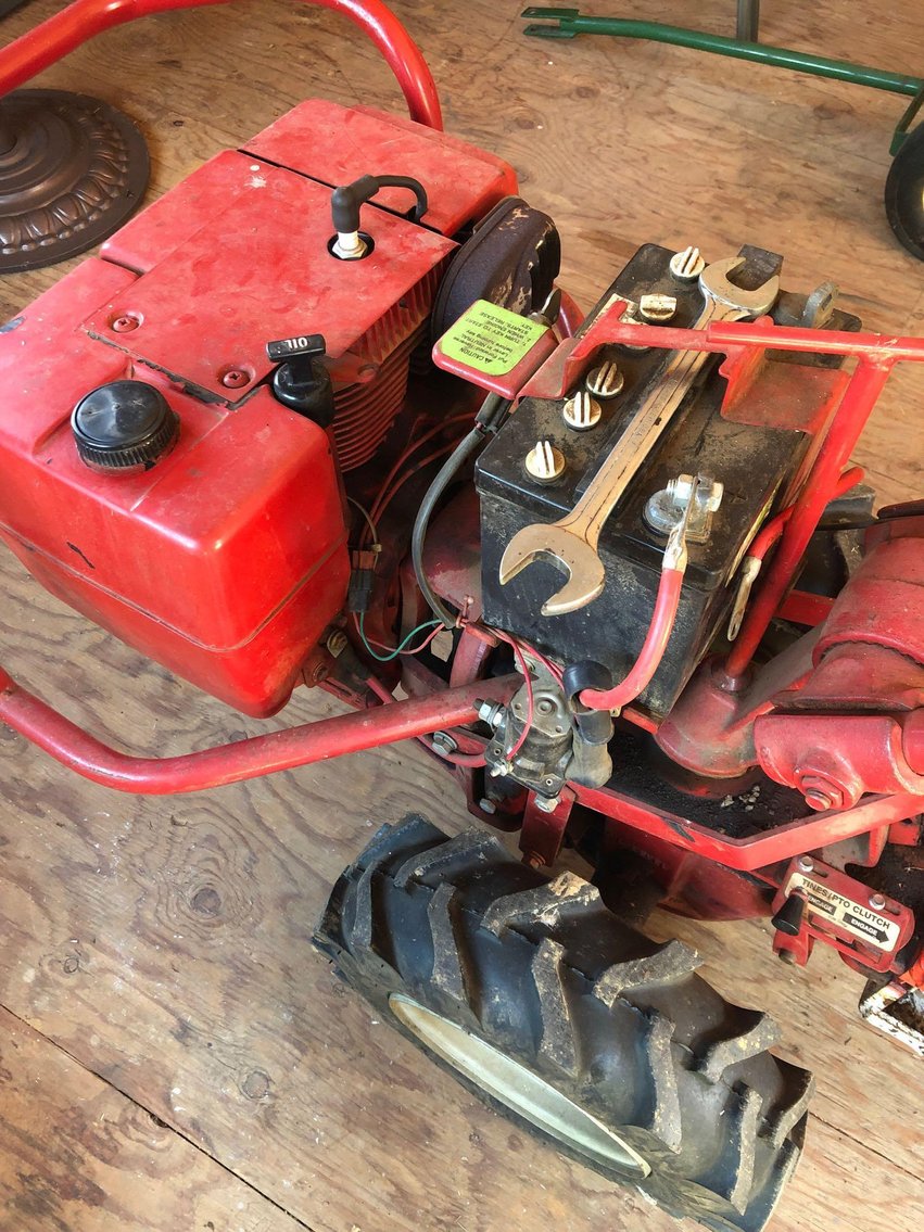 Image for Troy Bilt Horse Rototiller with Log Splitting Attachment