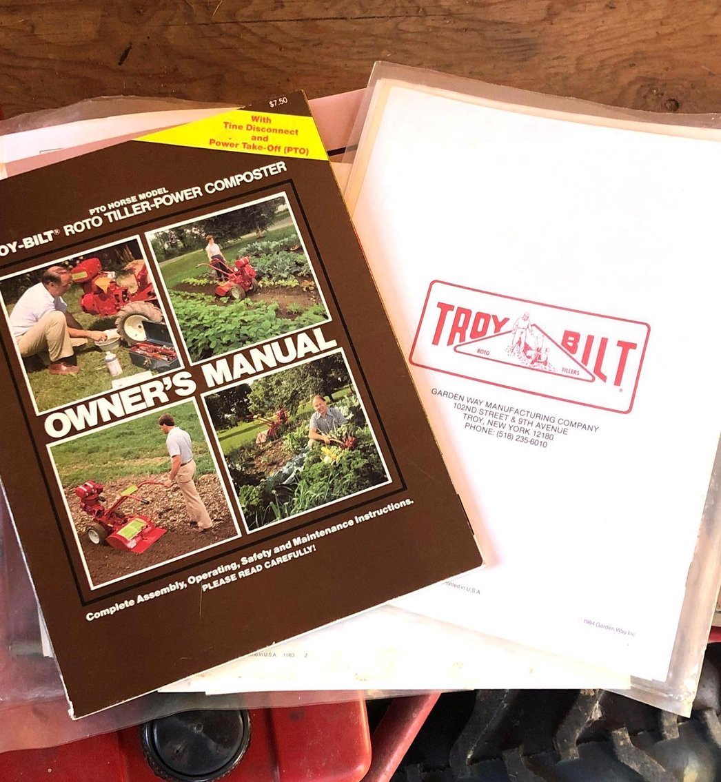 Image for Troy Bilt Horse Rototiller with Log Splitting Attachment