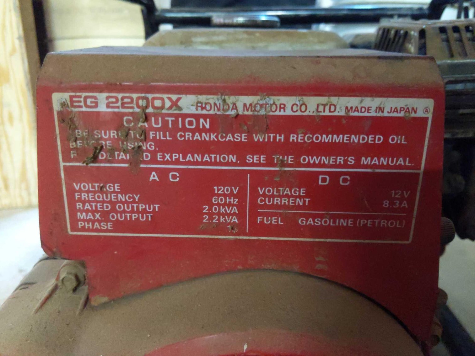 Image for Honda EG2200X Generator