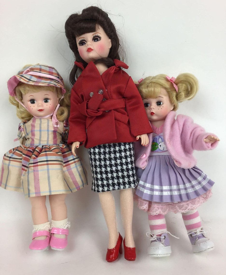 Image for LOT OF (3) MADAME ALEXANDER DOLLS.