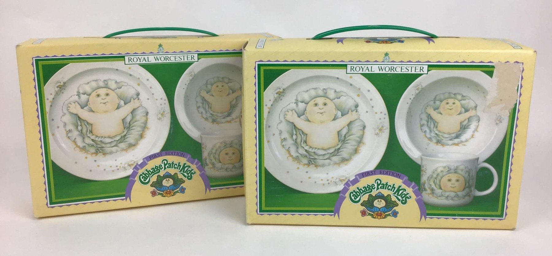 Image for PAIR OF MIB ROYAL WORCESTER CABBAGE PATCH KIDS CHINA.