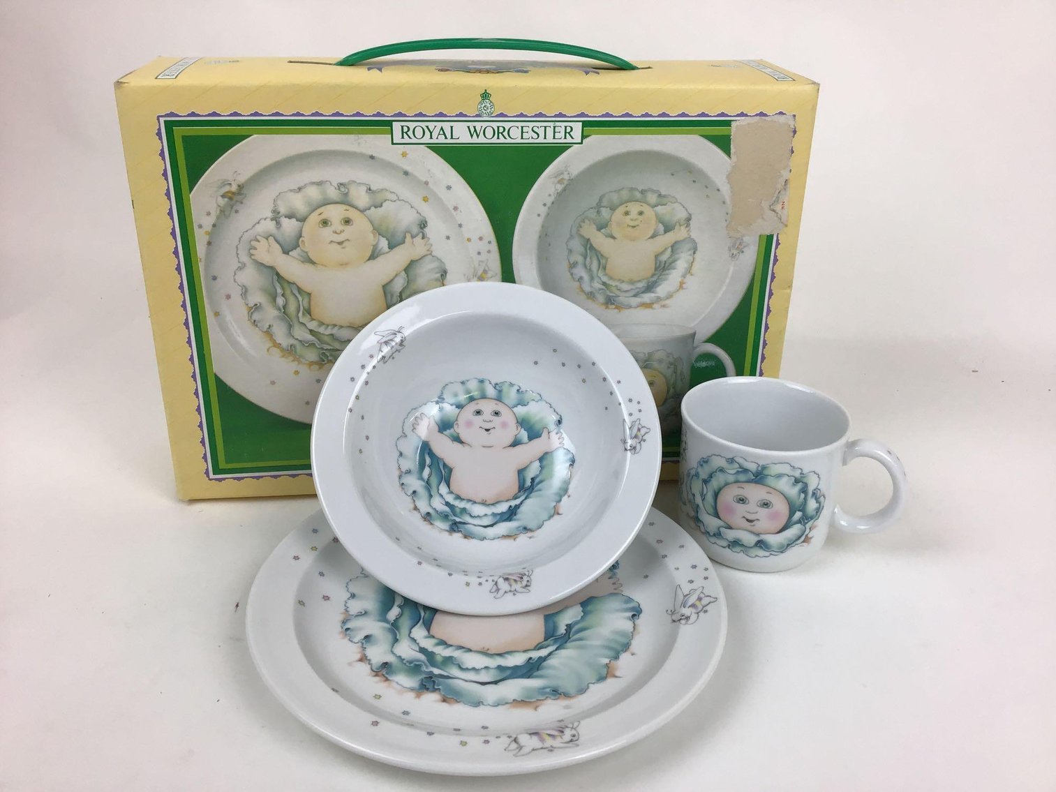 Image for PAIR OF MIB ROYAL WORCESTER CABBAGE PATCH KIDS CHINA.