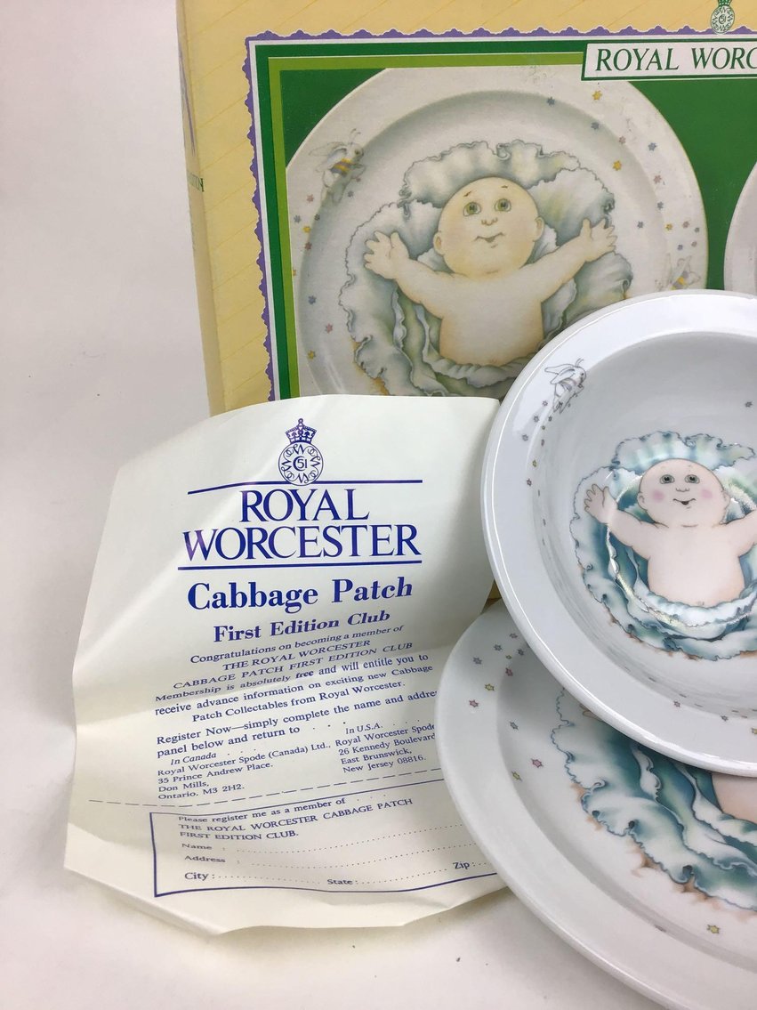 Image for PAIR OF MIB ROYAL WORCESTER CABBAGE PATCH KIDS CHINA.