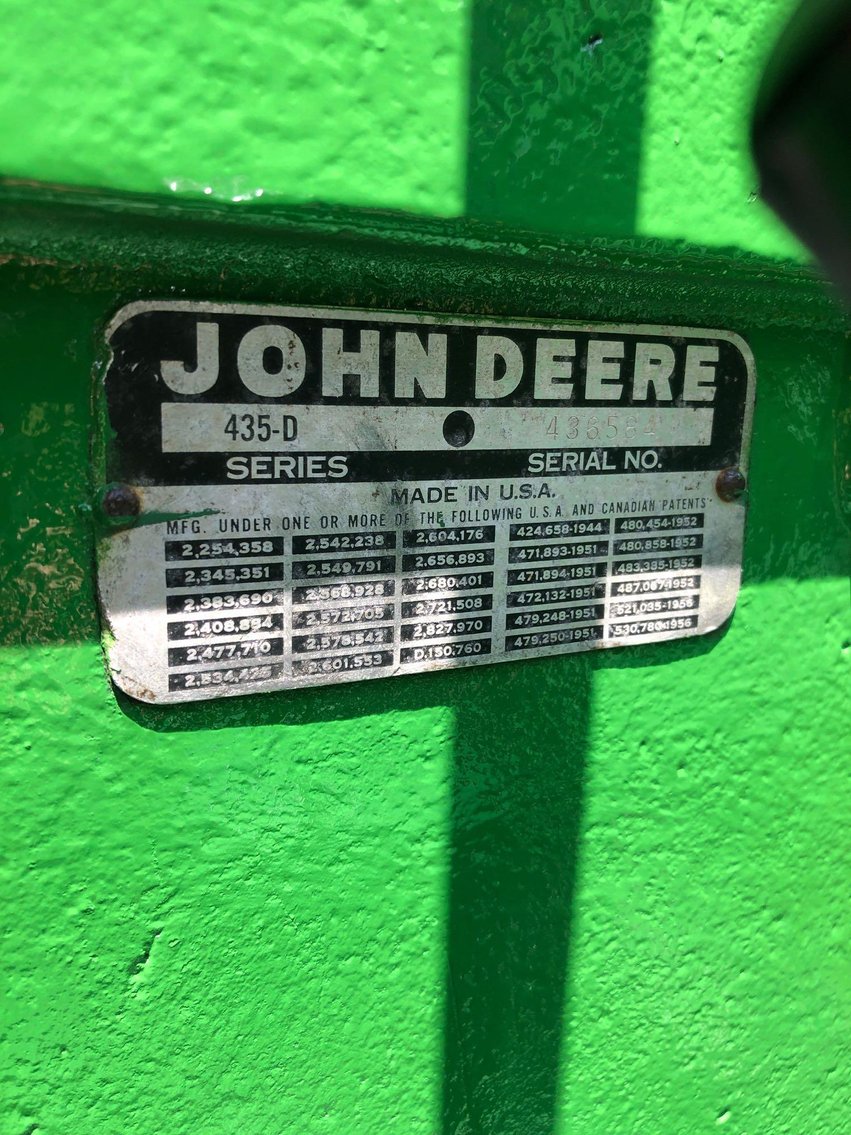Image for John Deere 435 Diesel Tractor - Restored!