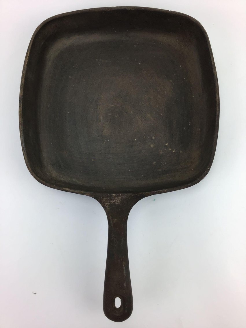 Image for Vintage Griswold #55 B Square Cast Iron Skillet