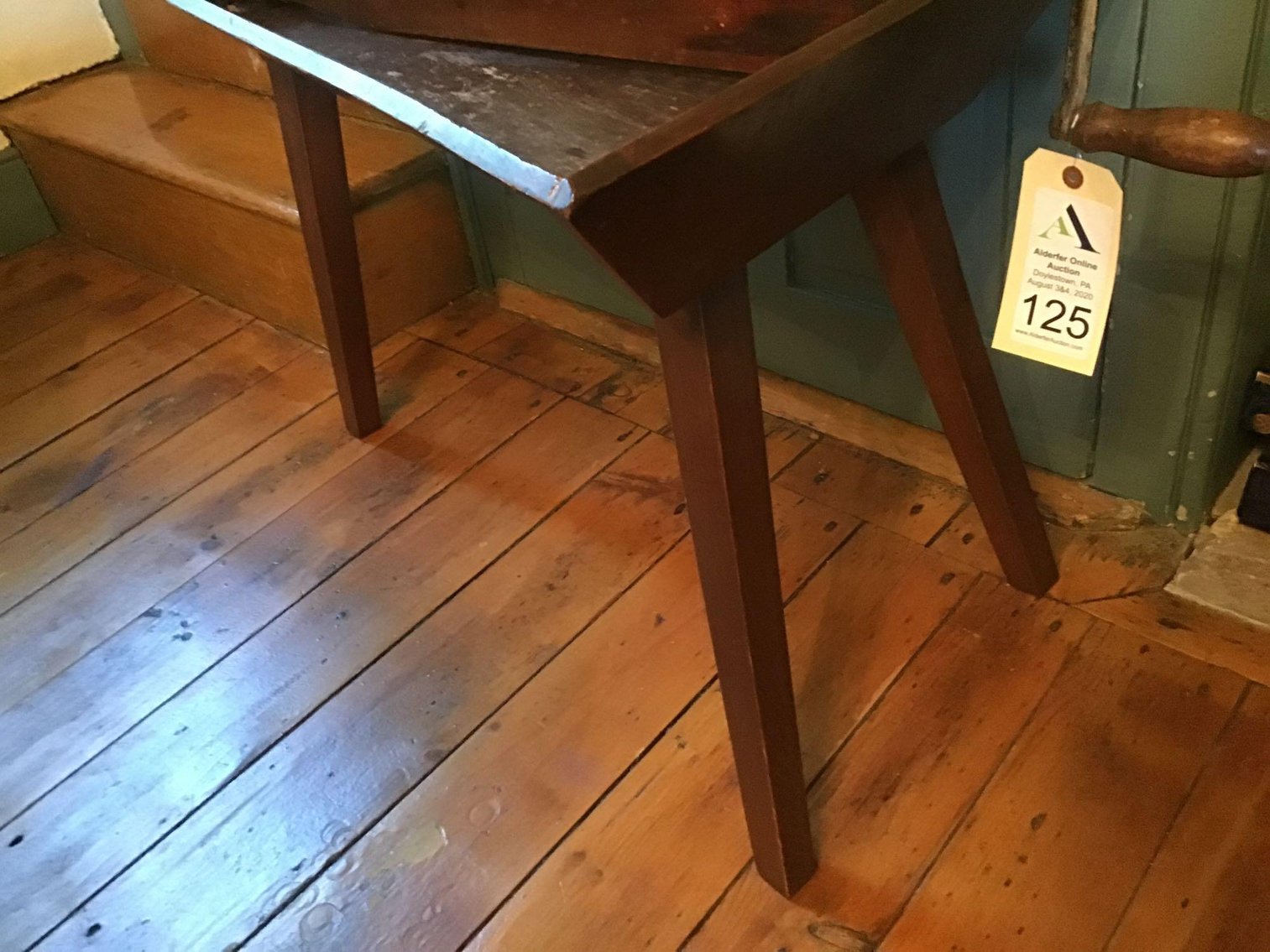 Image for Antique Butter Worker Table