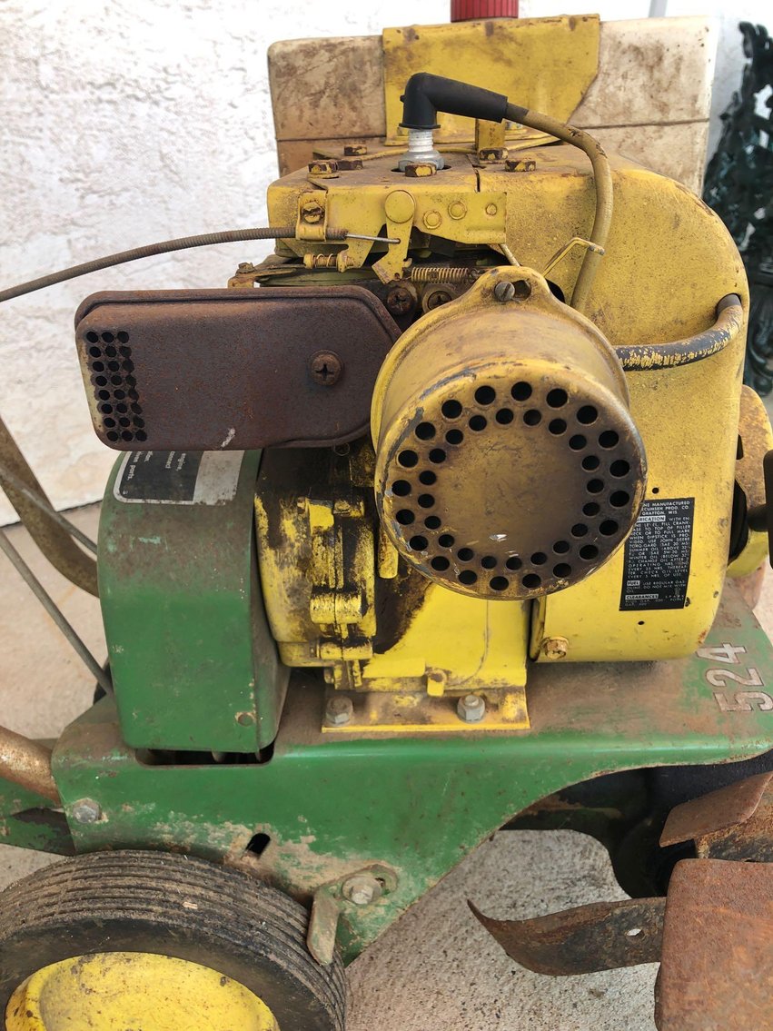 Image for John Deere 524 Front Tine Tiller