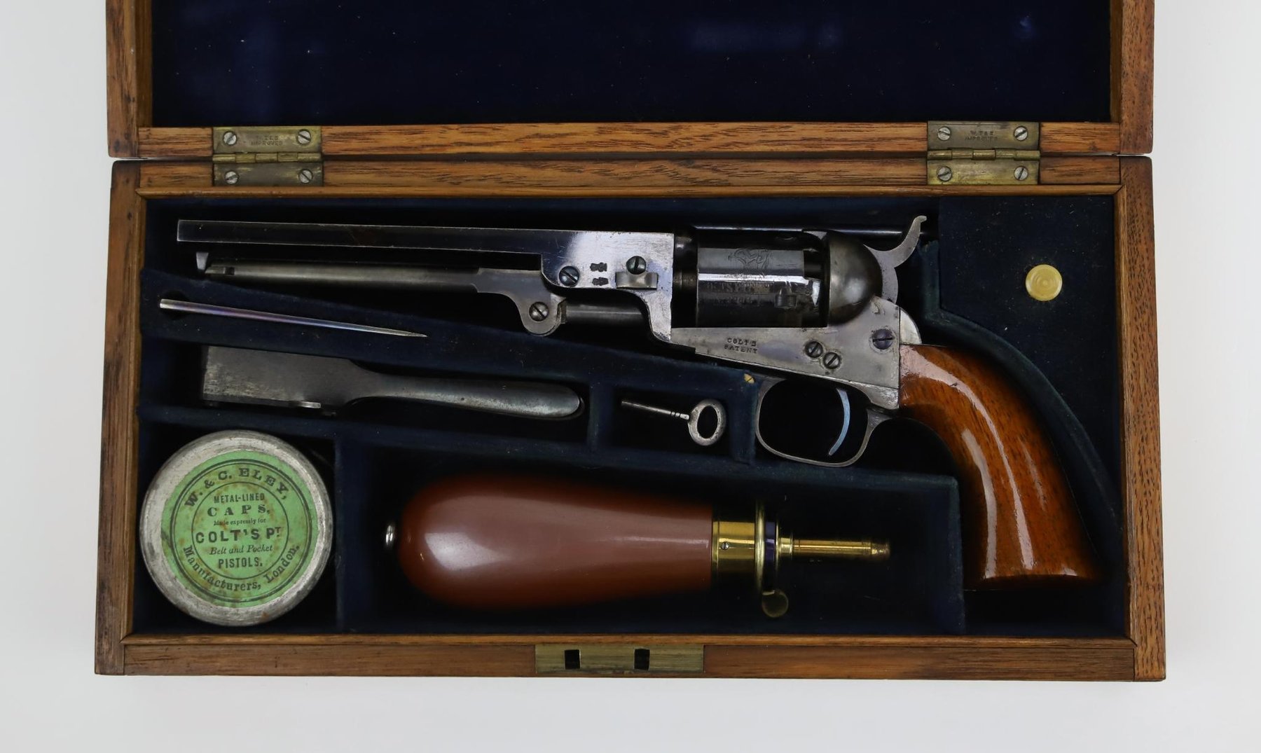 Image for Cased Colt (London) Model 1849 Pocket Revolver with Accoutrements