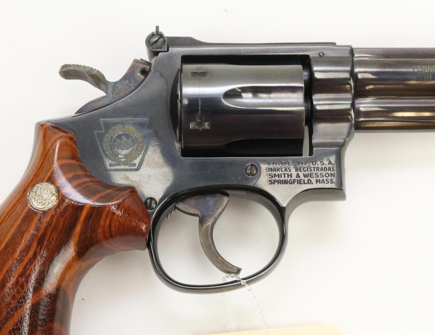 Image for Smith & Wesson M19-4 PA State Police 75th Anniversary double action revolver.