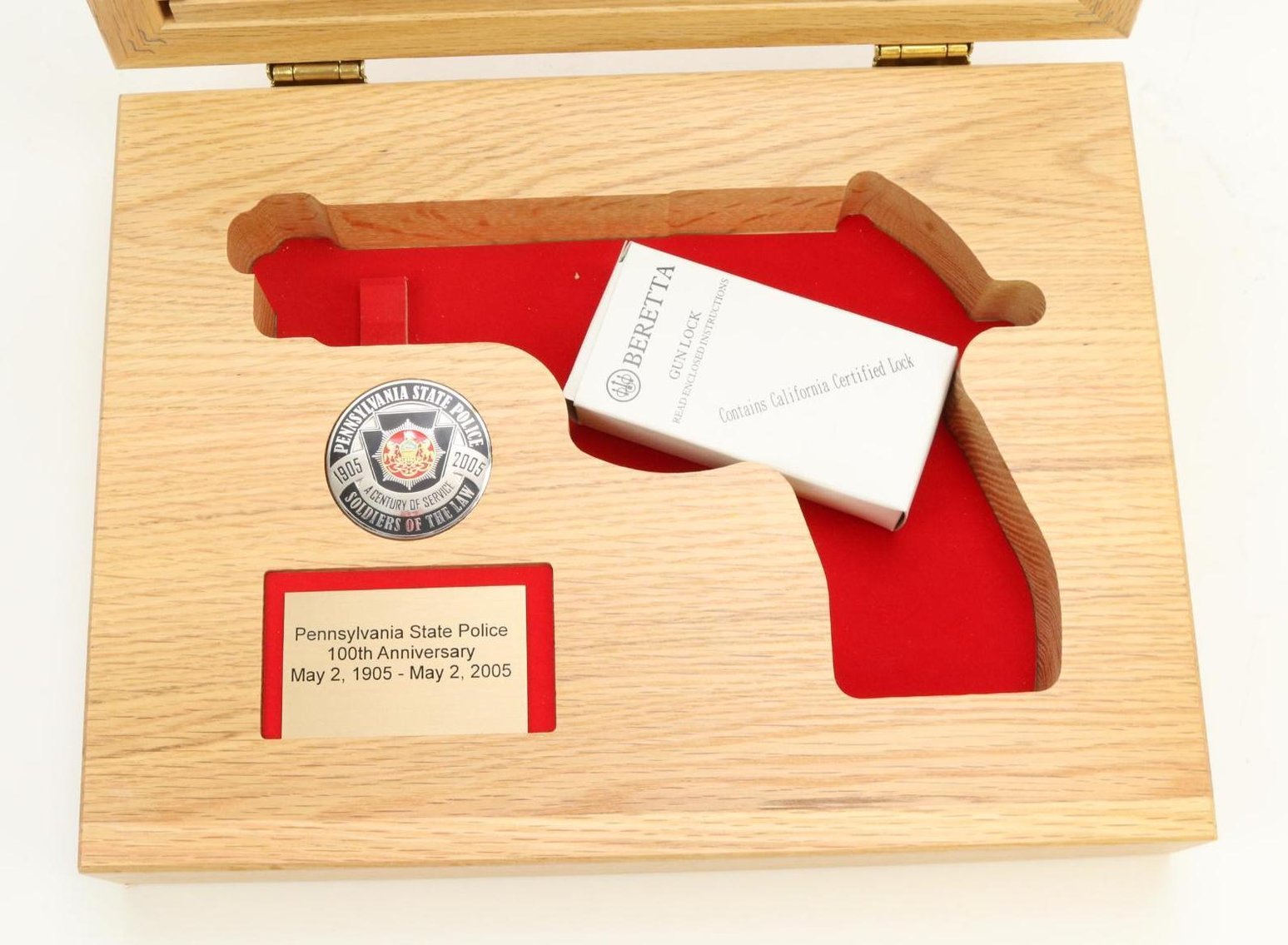 Image for Beretta M96D Brigadier PA State Police 100th Anniversary semi-automatic pistol.