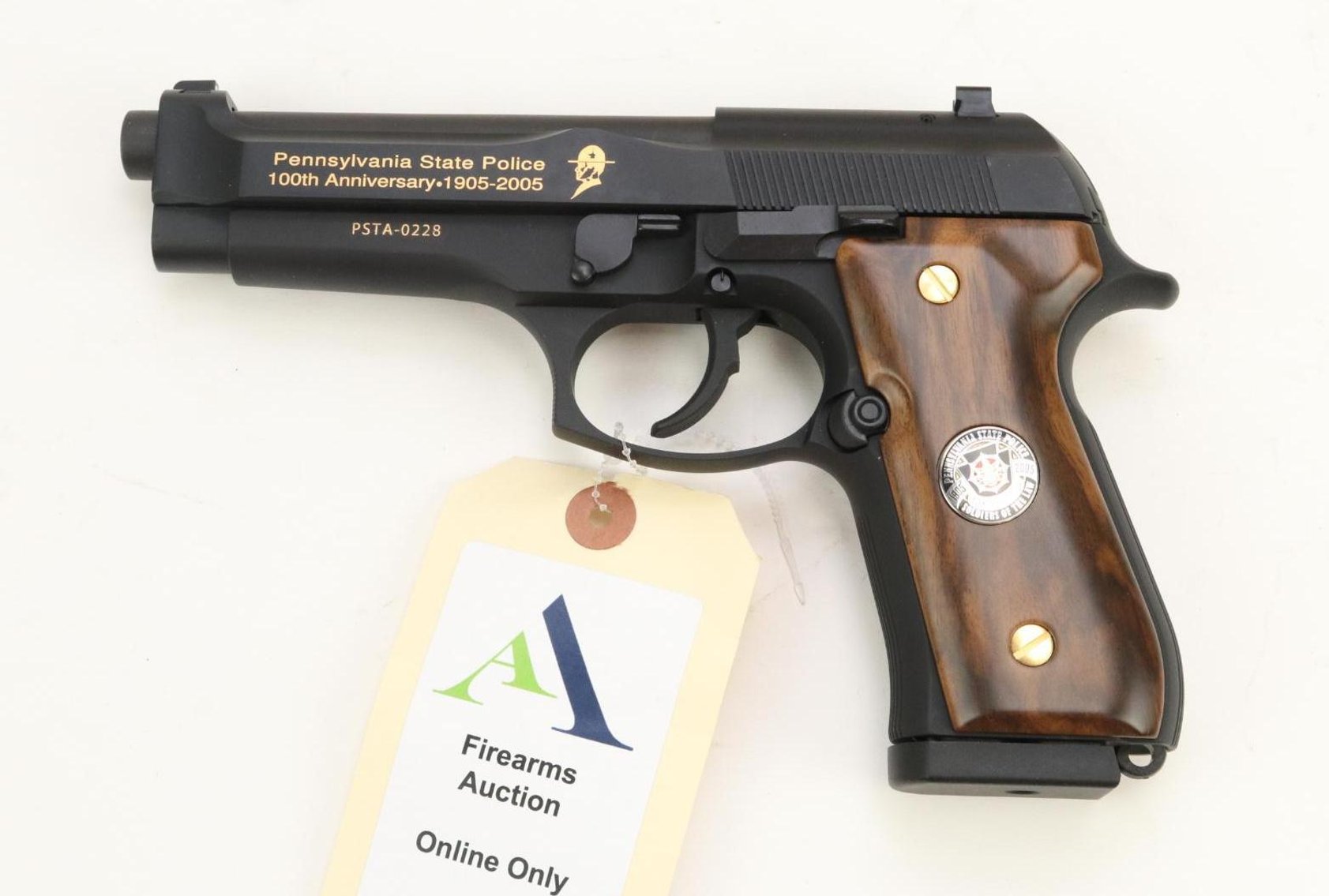 Image for Beretta M96D Brigadier PA State Police 100th Anniversary semi-automatic pistol.