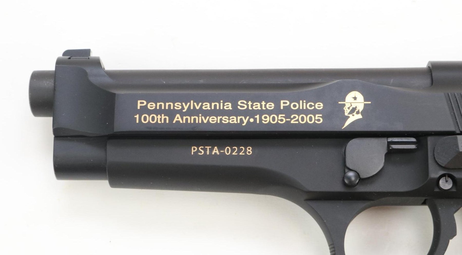Image for Beretta M96D Brigadier PA State Police 100th Anniversary semi-automatic pistol.