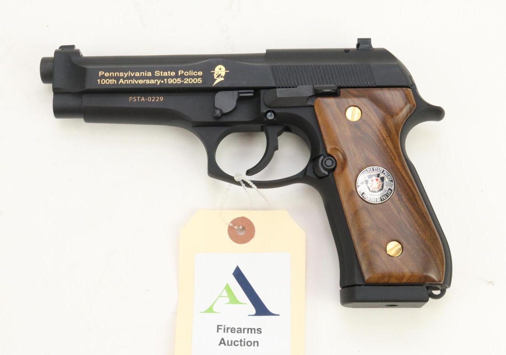 Image for Beretta M96D Brigadier PA State Police 100th Anniversary semi-automatic pistol.