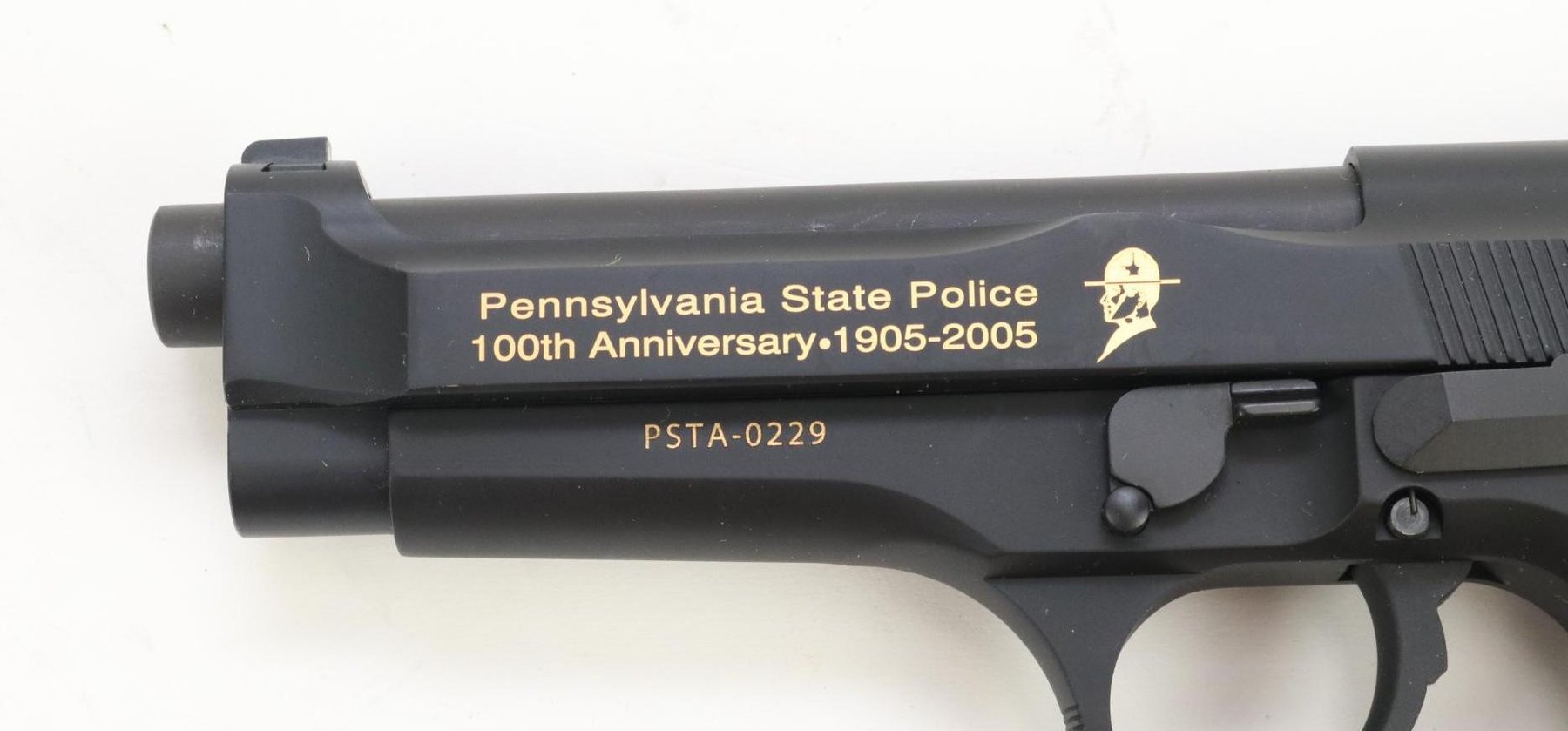 Image for Beretta M96D Brigadier PA State Police 100th Anniversary semi-automatic pistol.