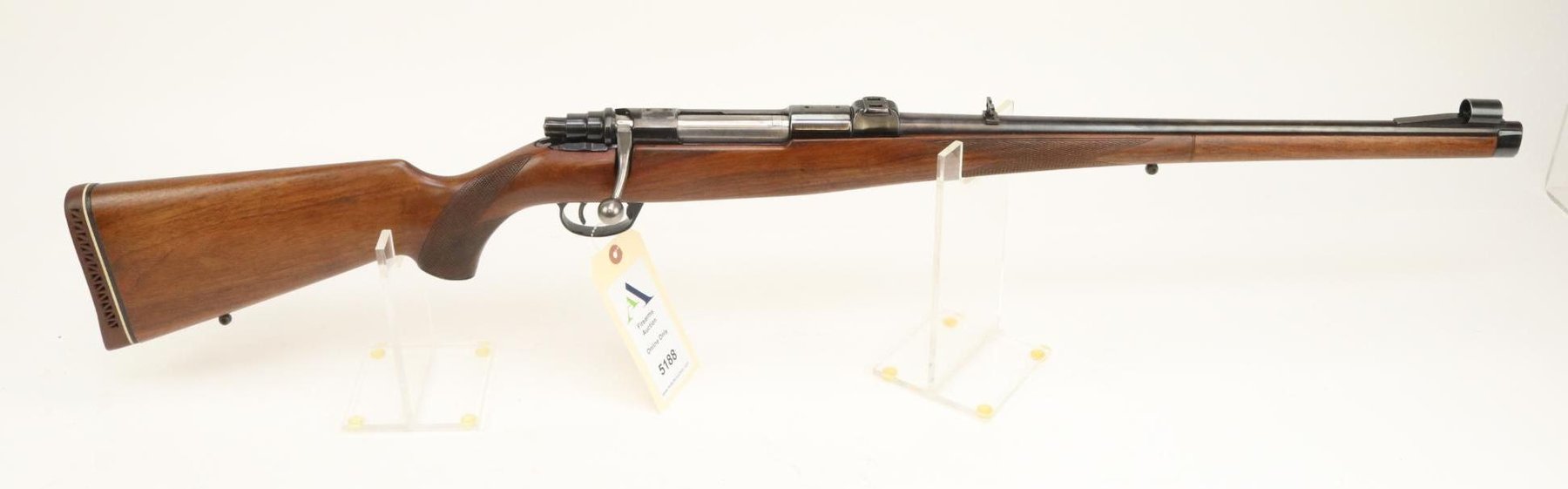 Image for Husqvarna Vapenfabrik A.B. 456 light weight full stock sporter bolt action rifle.