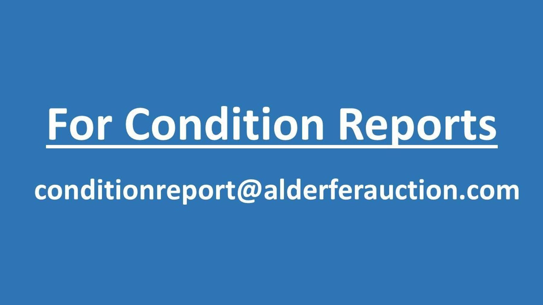 Image for CONDITION REPORTS