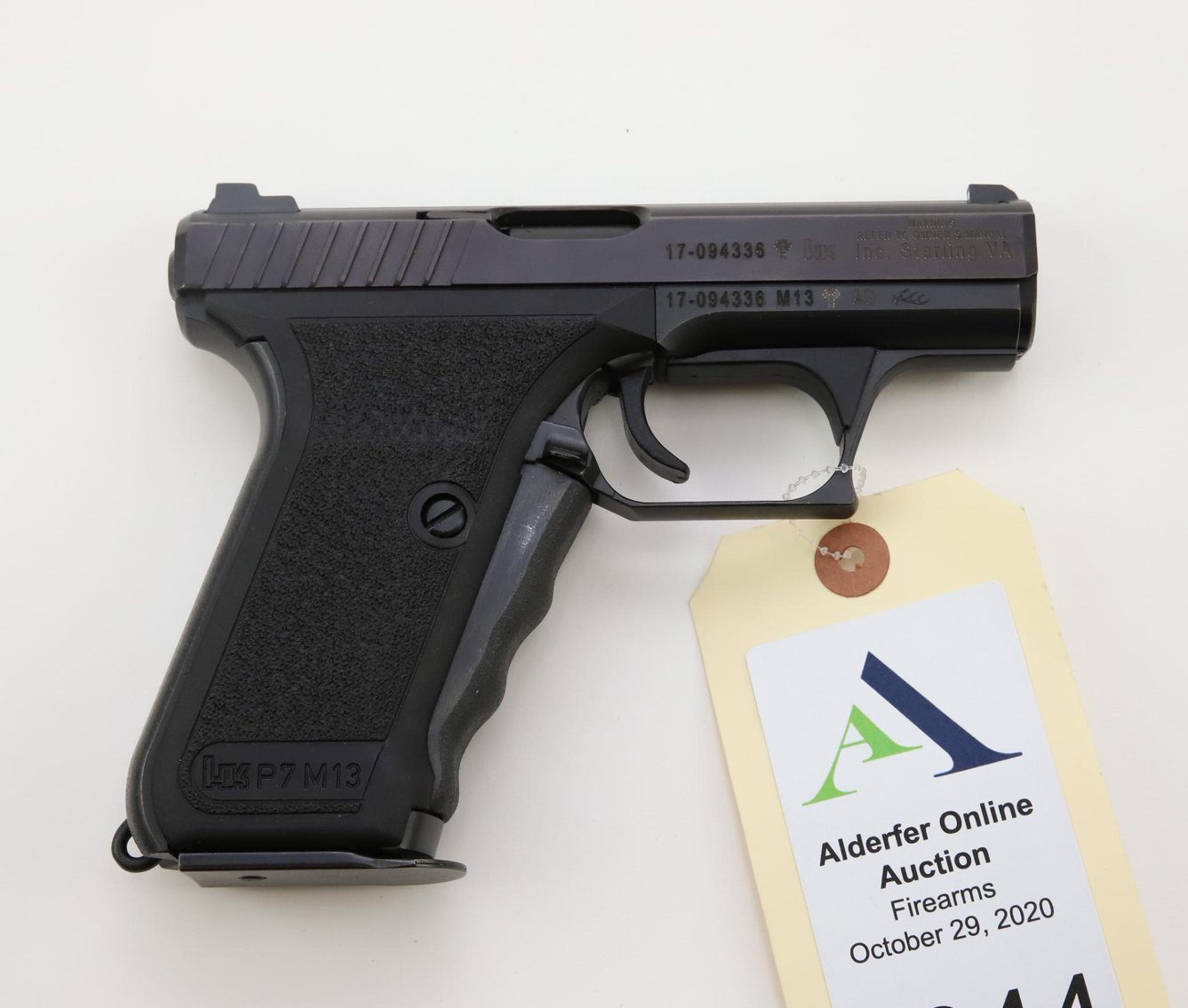 Image for HK Inc. P7 M13 semi-automatic pistol.