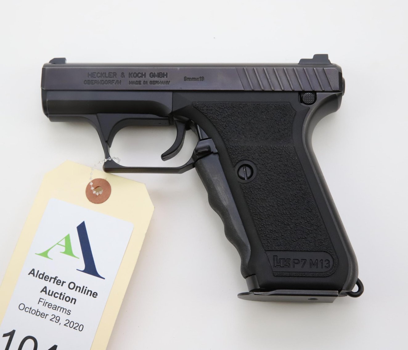 Image for HK Inc. P7 M13 semi-automatic pistol.
