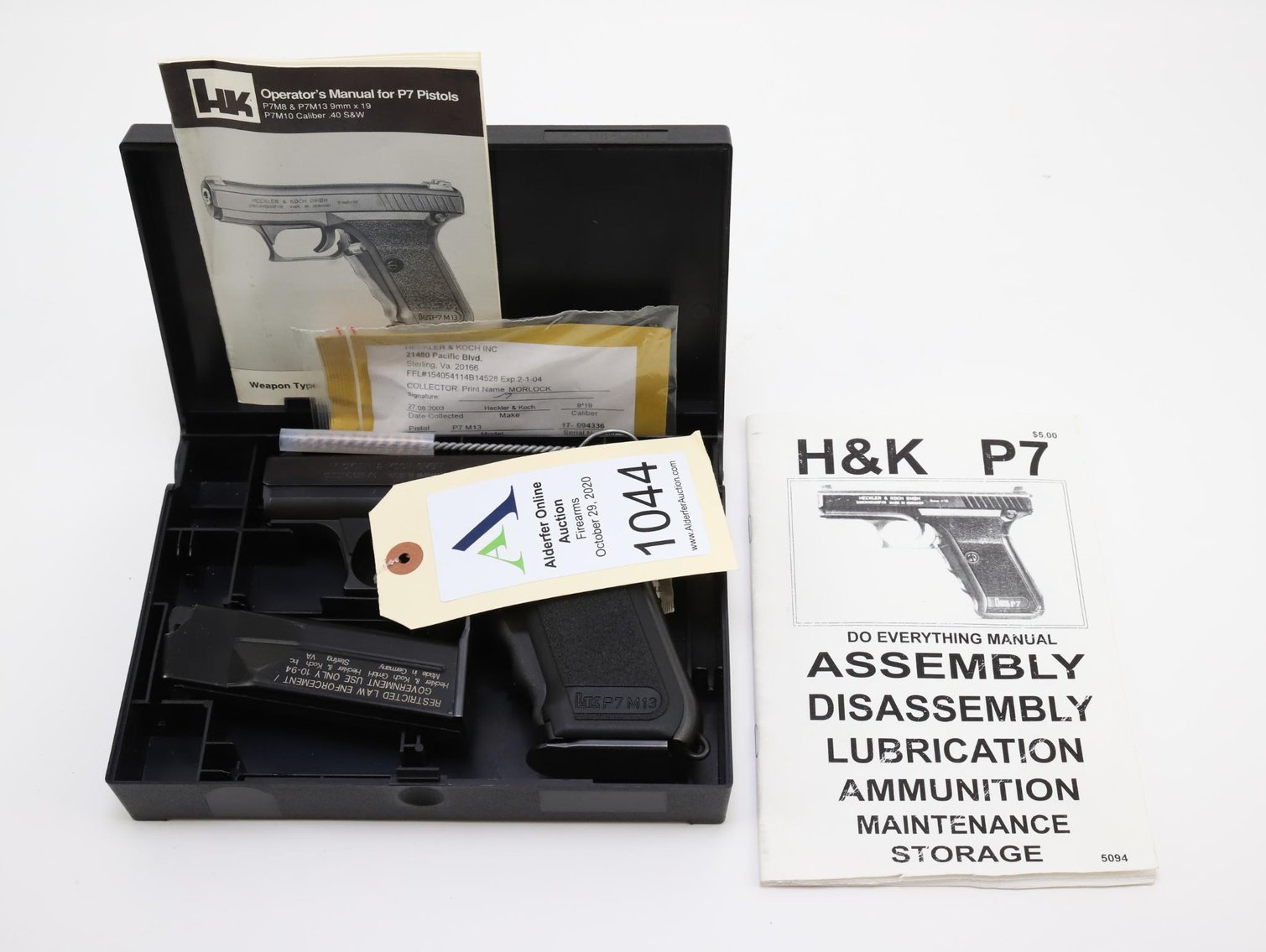 Image for HK Inc. P7 M13 semi-automatic pistol.