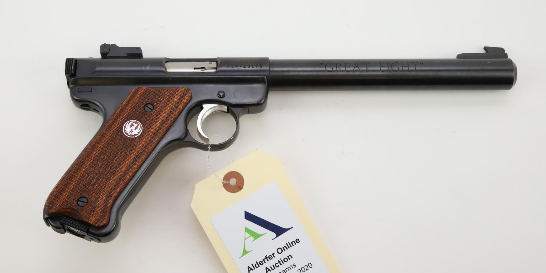 Image for Ruger MK II Target Great Eight semi-automatic pistol.