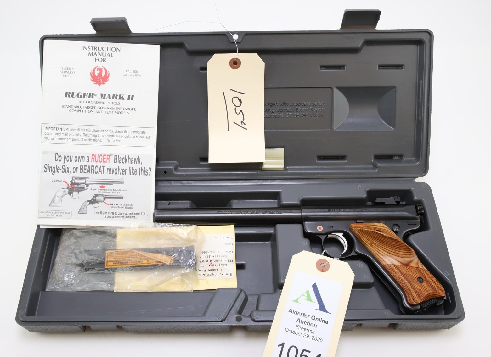 Image for Ruger MK II Target Great Eight semi-automatic pistol.