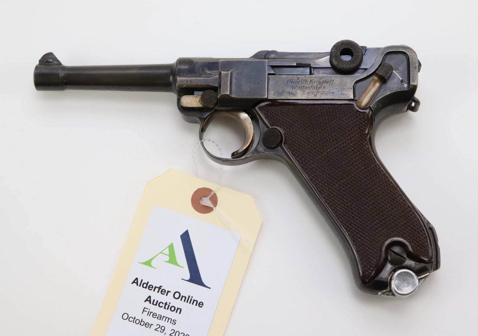 Image for Krieghoff P08 Luger semi-automatic pistol.