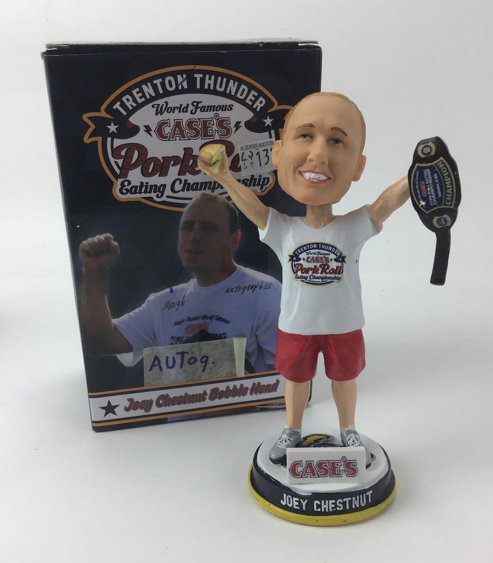 Image for Joey Chestnut Signed Bobblehead
