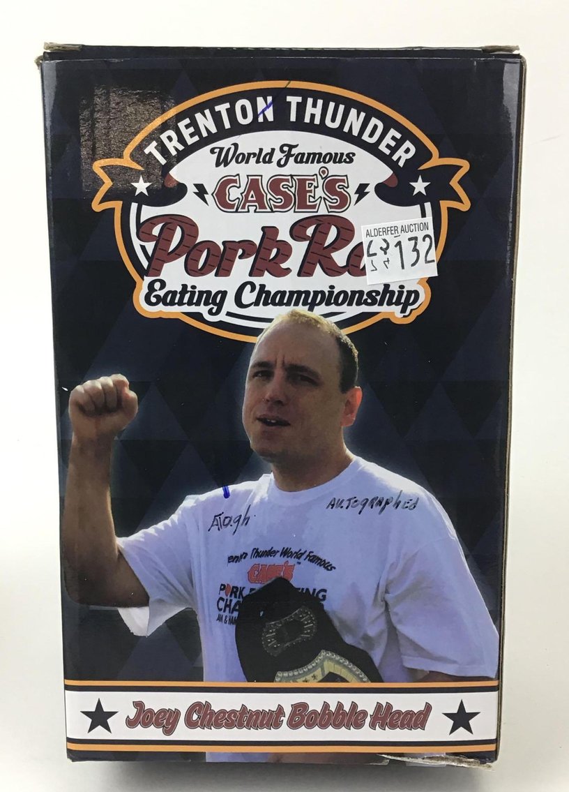 Image for Joey Chestnut Signed Bobblehead