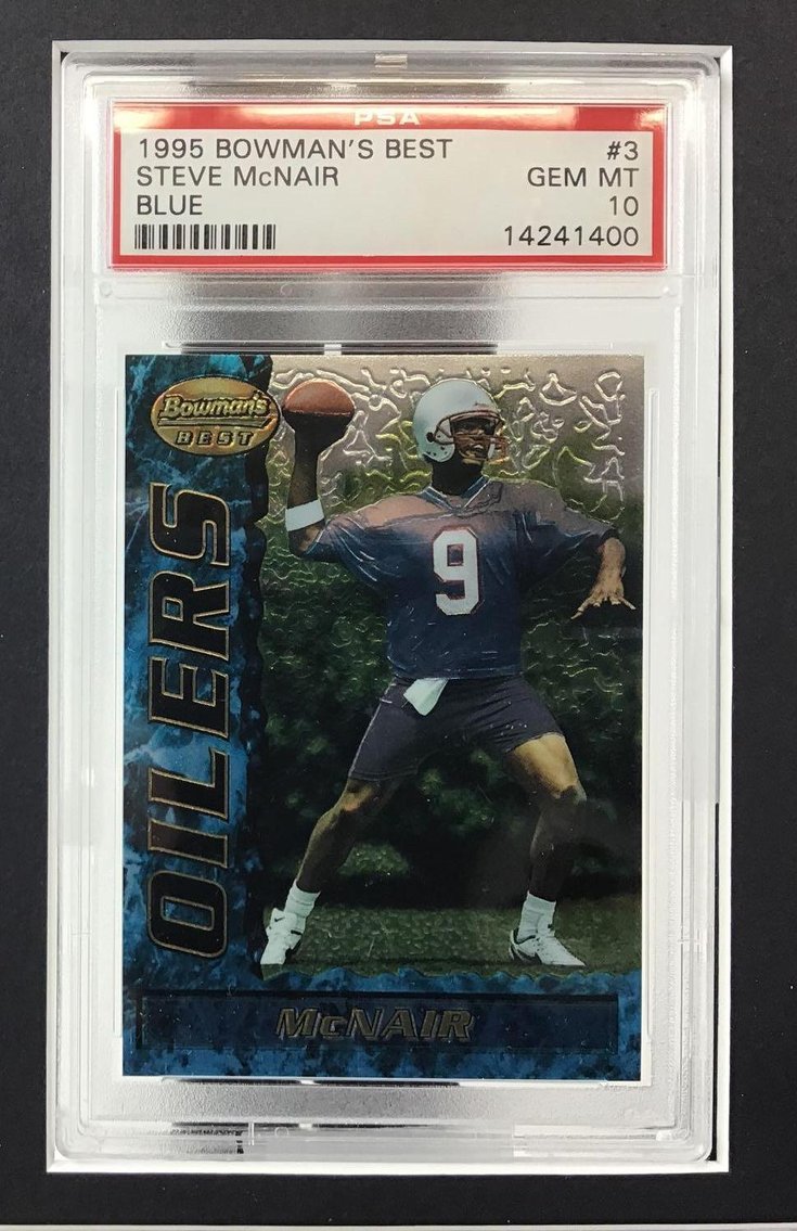 Image for Steve McNair 1995 Bowman's Best Football Card