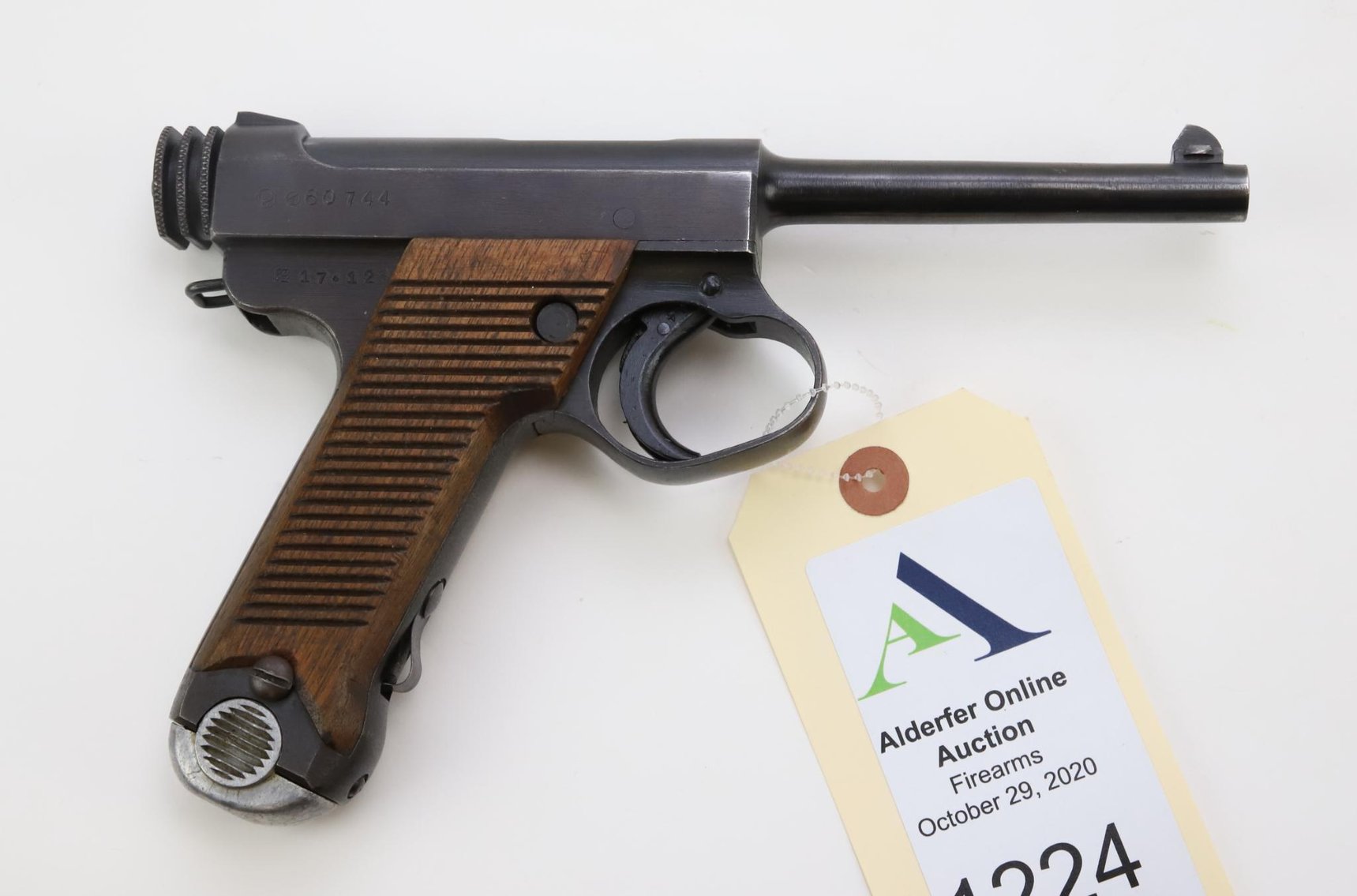Image for Japanese Nambu Type 14 semi-automatic pistol.