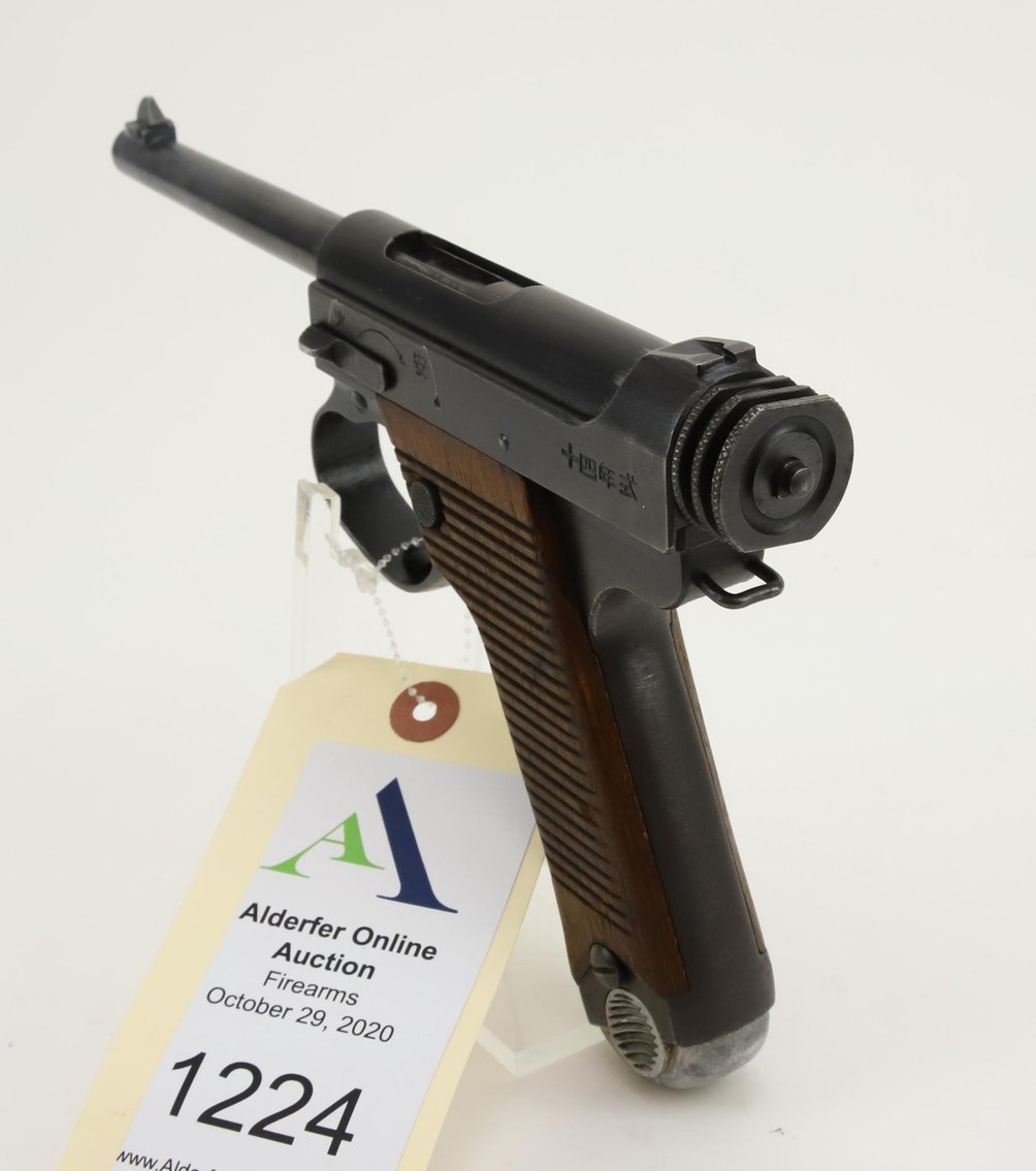 Image for Japanese Nambu Type 14 semi-automatic pistol.