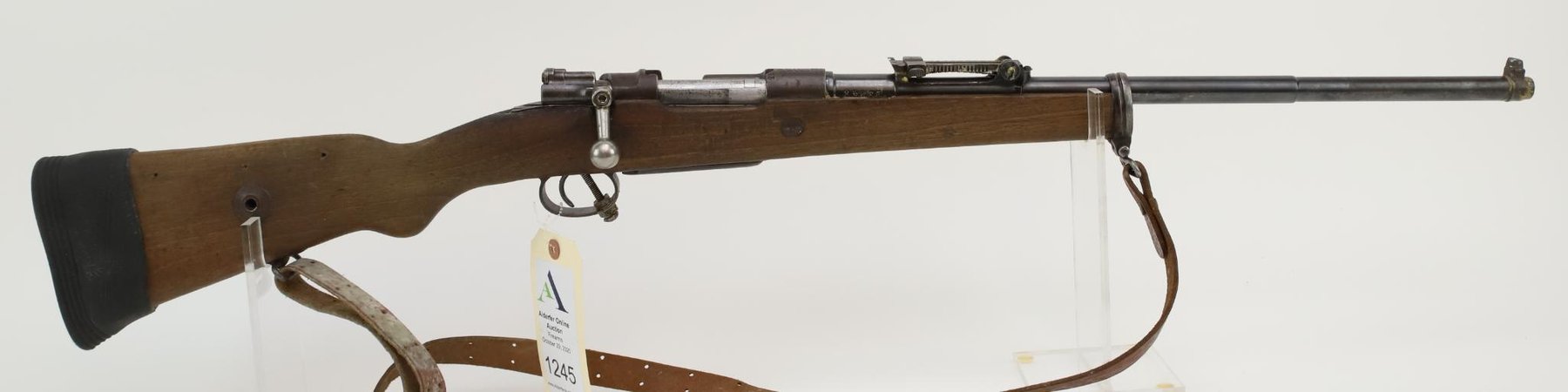 Image for Turkish mauser bolt action rifle.