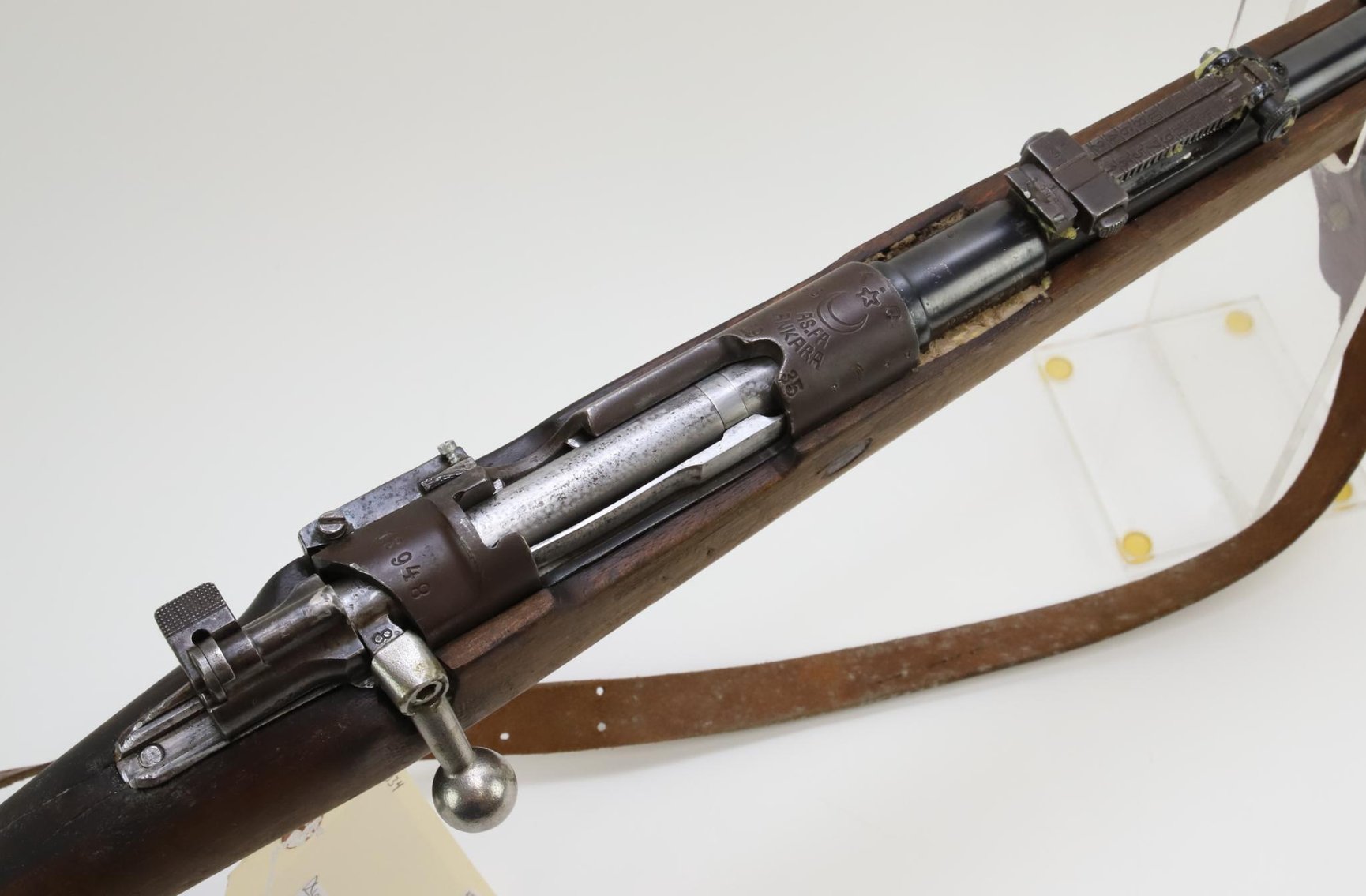 Image for Turkish mauser bolt action rifle.