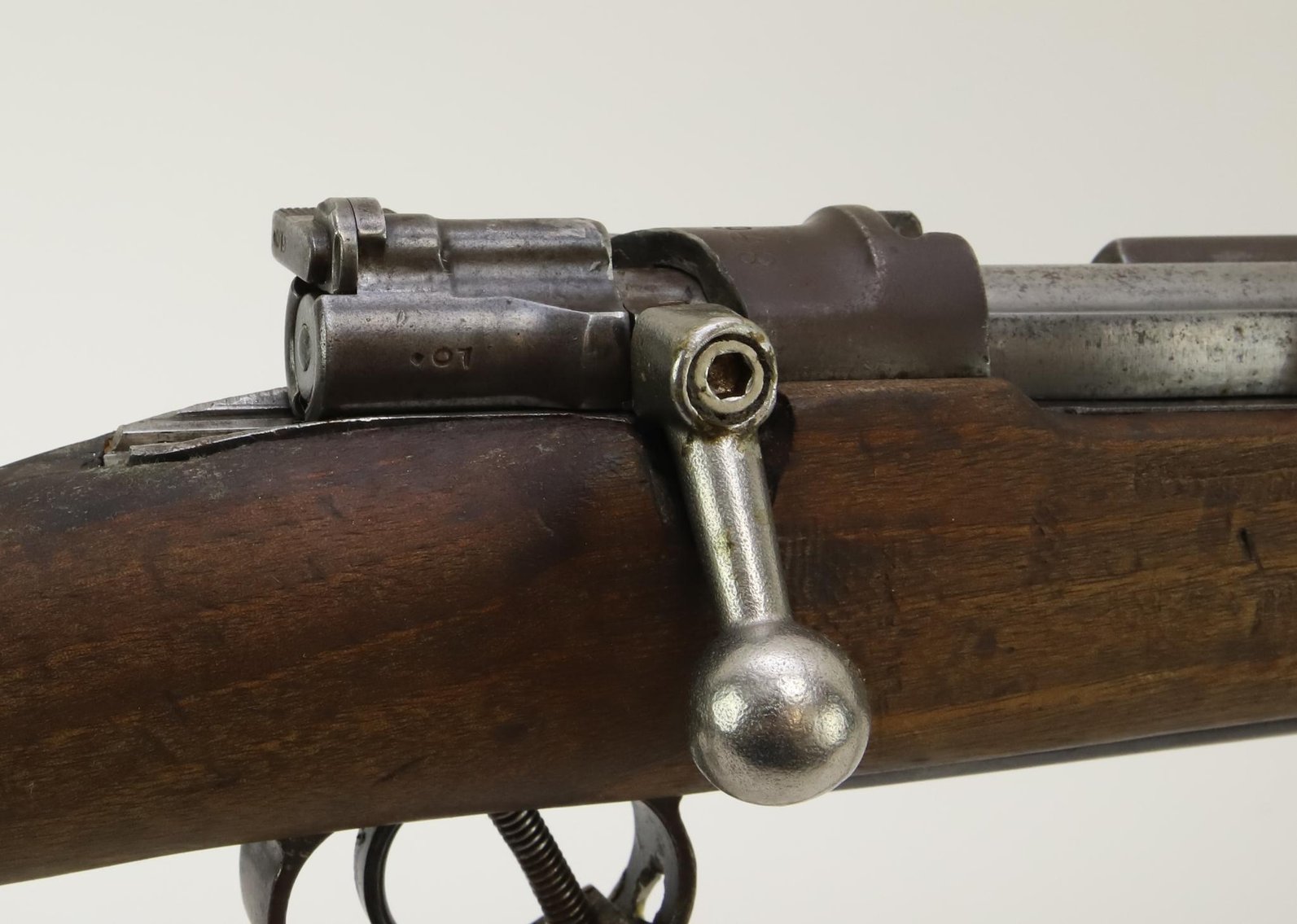Image for Turkish mauser bolt action rifle.