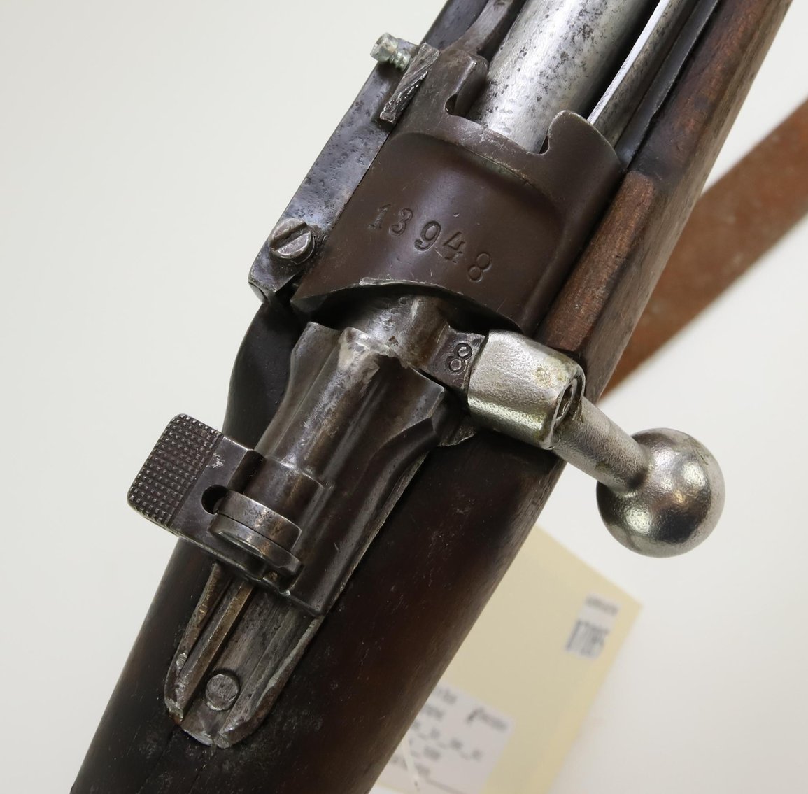 Image for Turkish mauser bolt action rifle.