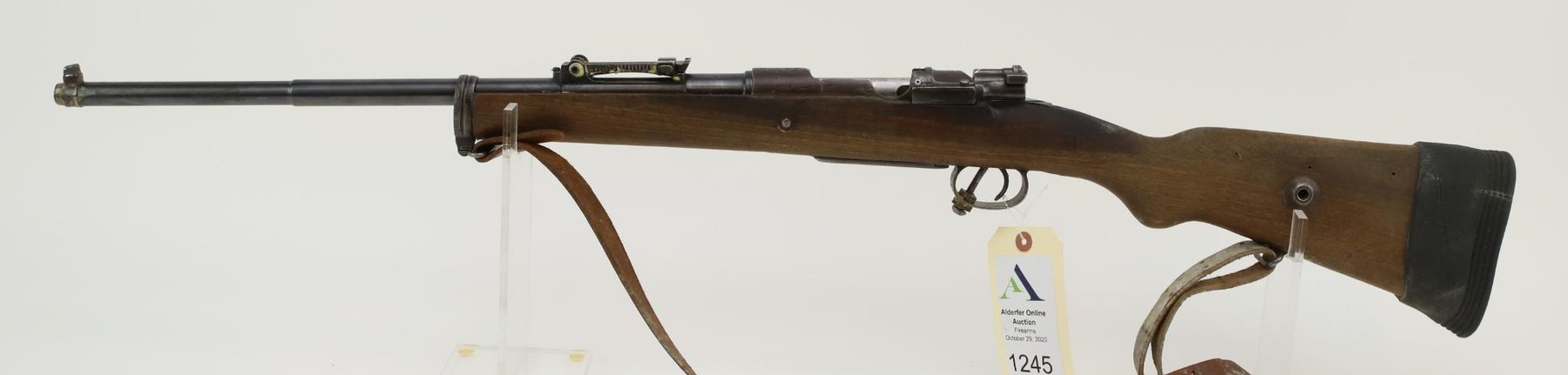 Image for Turkish mauser bolt action rifle.